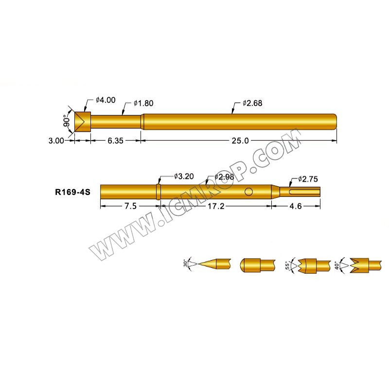 ICT测试探针 SP169-2.68*25