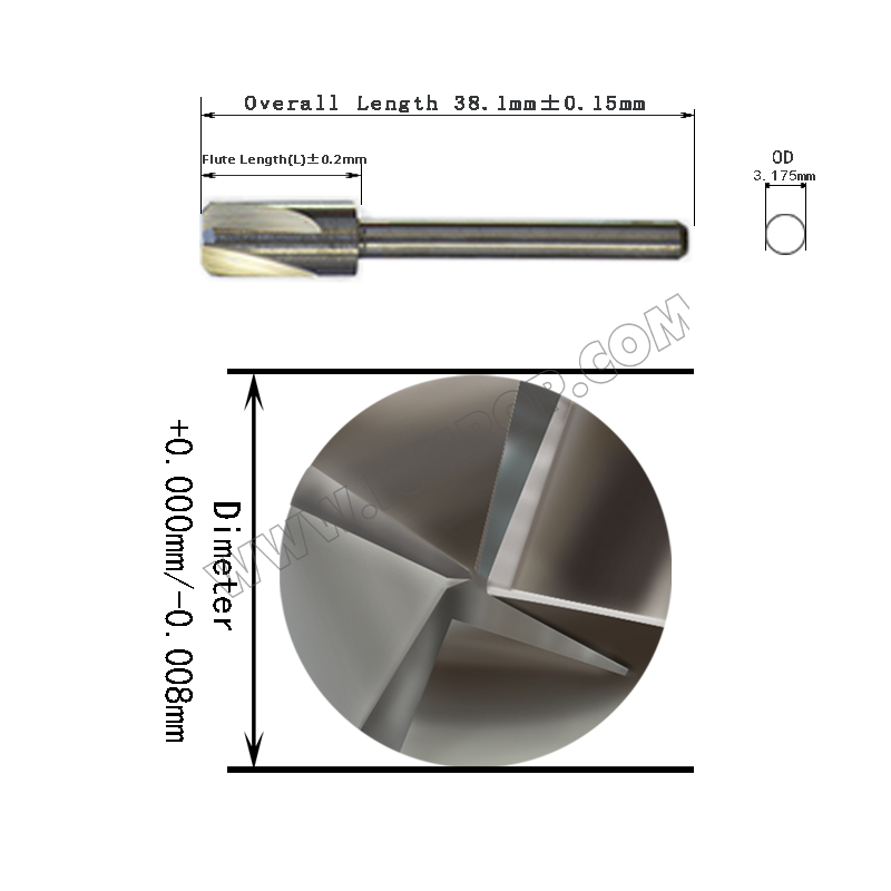 沉头钻（45°-60°）6.05mm-6.50mm