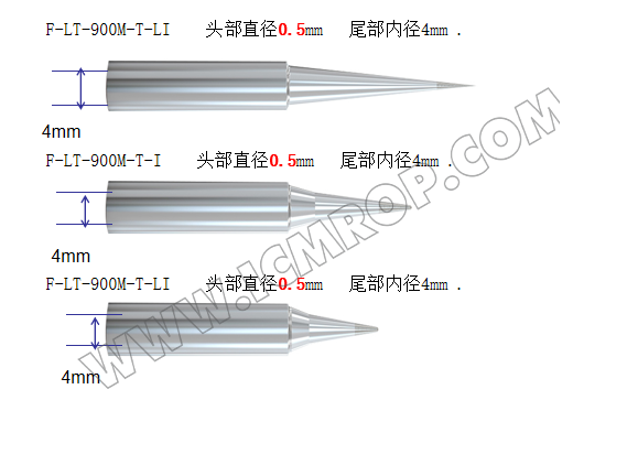 900M--T-I型烙铁头